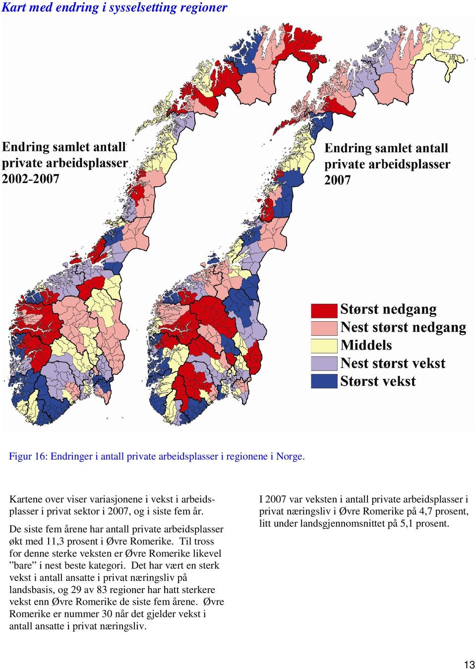 Til tross for denne sterke veksten er likevel bare i nest beste kategori.