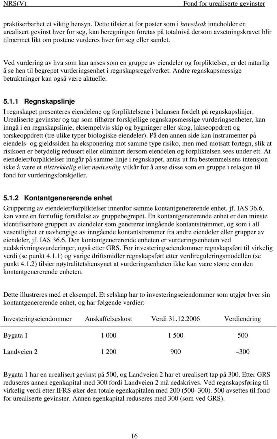 seg eller samlet. Ved vurdering av hva som kan anses som en gruppe av eiendeler og forpliktelser, er det naturlig å se hen til begrepet vurderingsenhet i regnskapsregelverket.