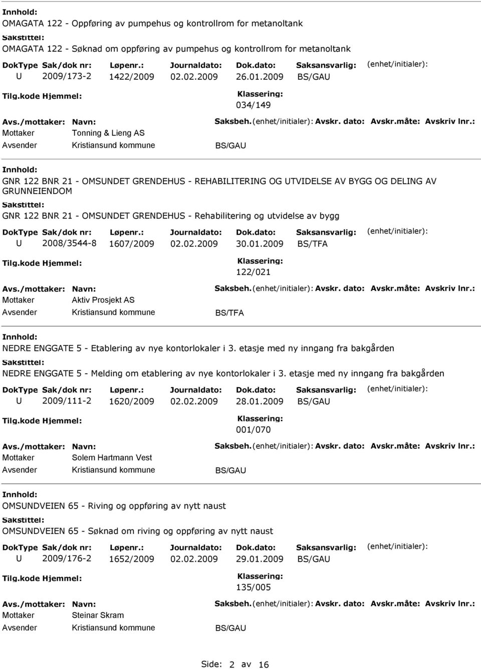 : Tonning & Lieng S BS/G GNR 122 BNR 21 - OMSNDET GRENDEHS - REHBLTERNG OG TVDELSE V BYGG OG DELNG V GRNNEENDOM GNR 122 BNR 21 - OMSNDET GRENDEHS - Rehabilitering og utvidelse av bygg 2008/3544-8