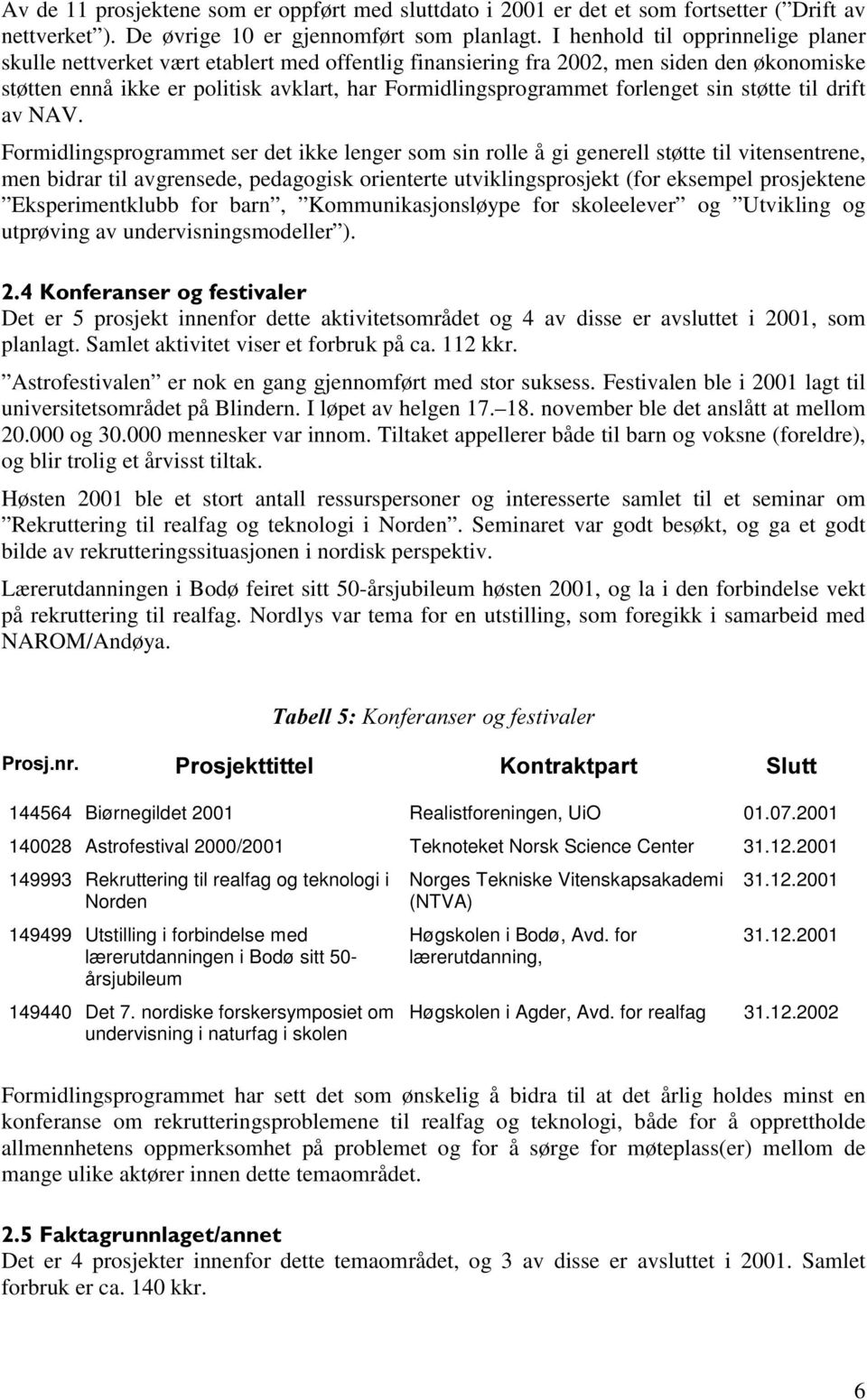 forlenget sin støtte til drift av NAV.