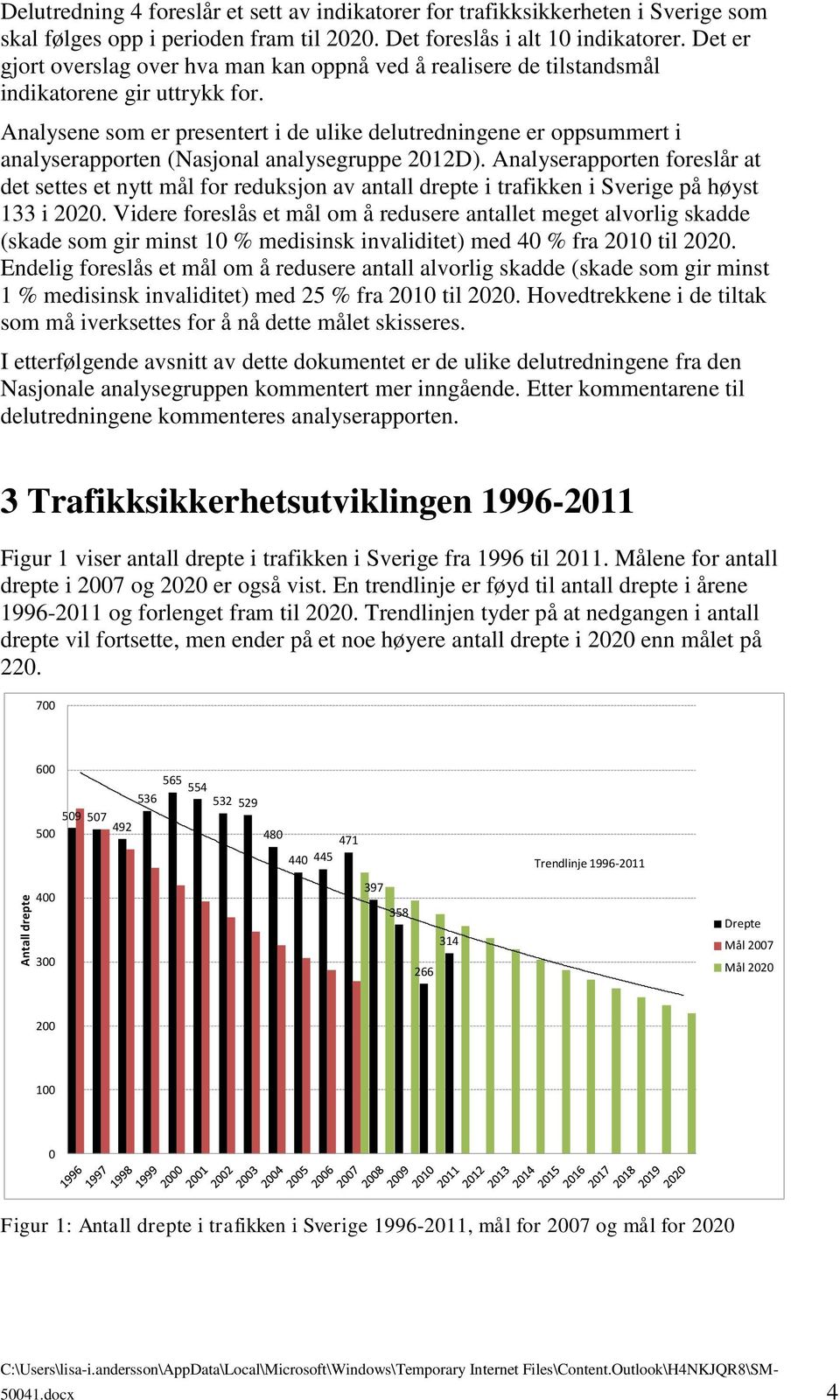 Analysene som er presentert i de ulike delutredningene er oppsummert i analyserapporten (Nasjonal analysegruppe 2012D).