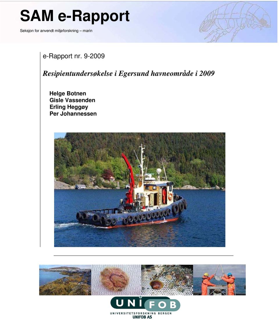9-2009 Resipientundersøkelse i Egersund