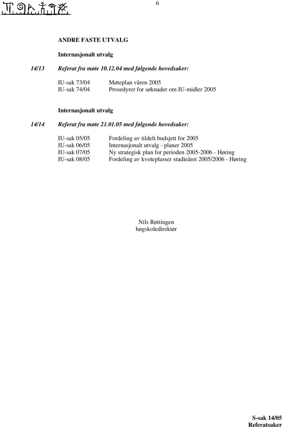 utvalg 14/14 Referat fra møte 21.01.