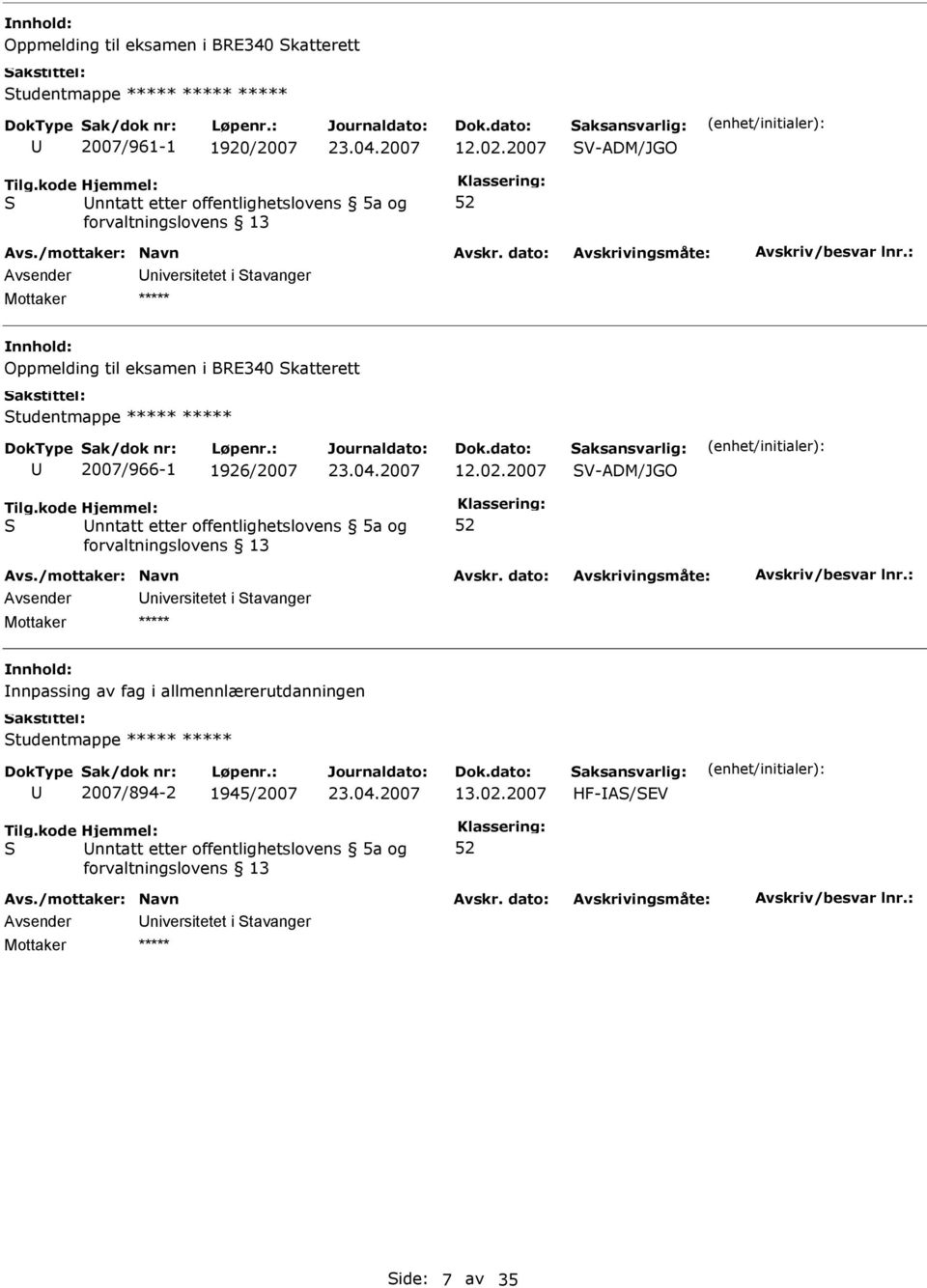 tudentmappe 2007/966-1 1926/2007 12.02.