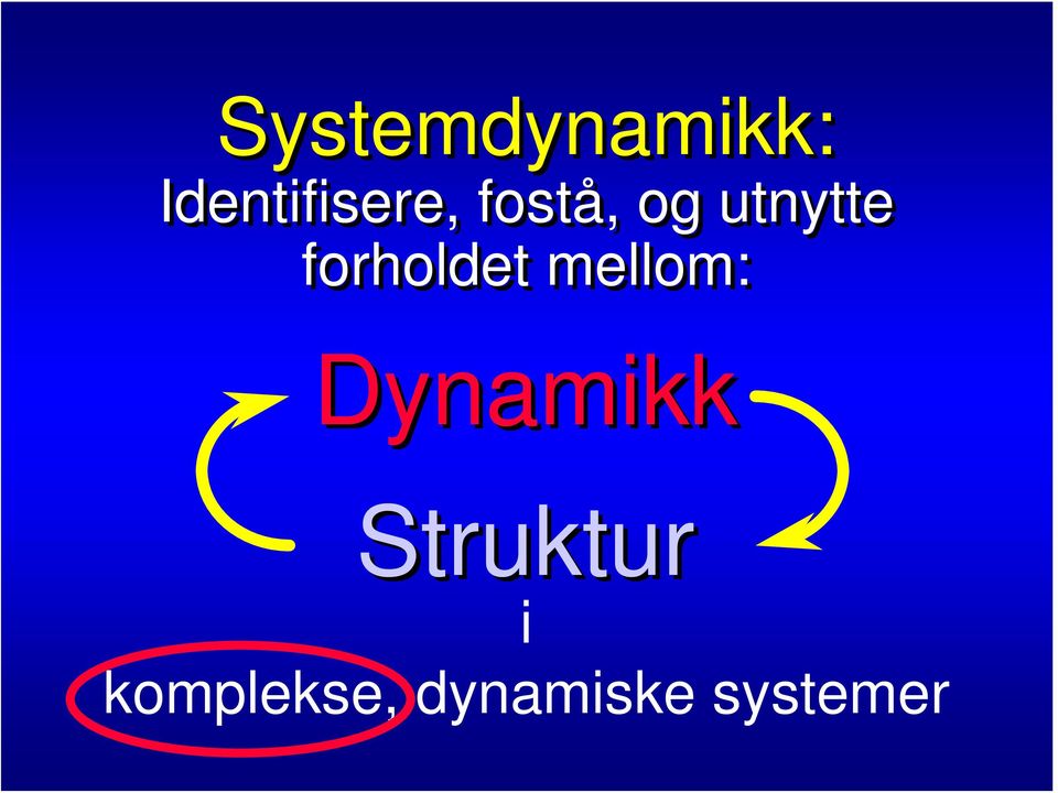 utnytte forholdet mellom: