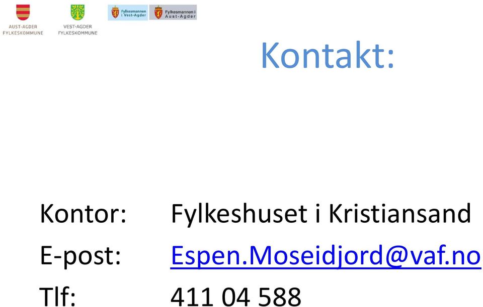 Kristiansand E-post: