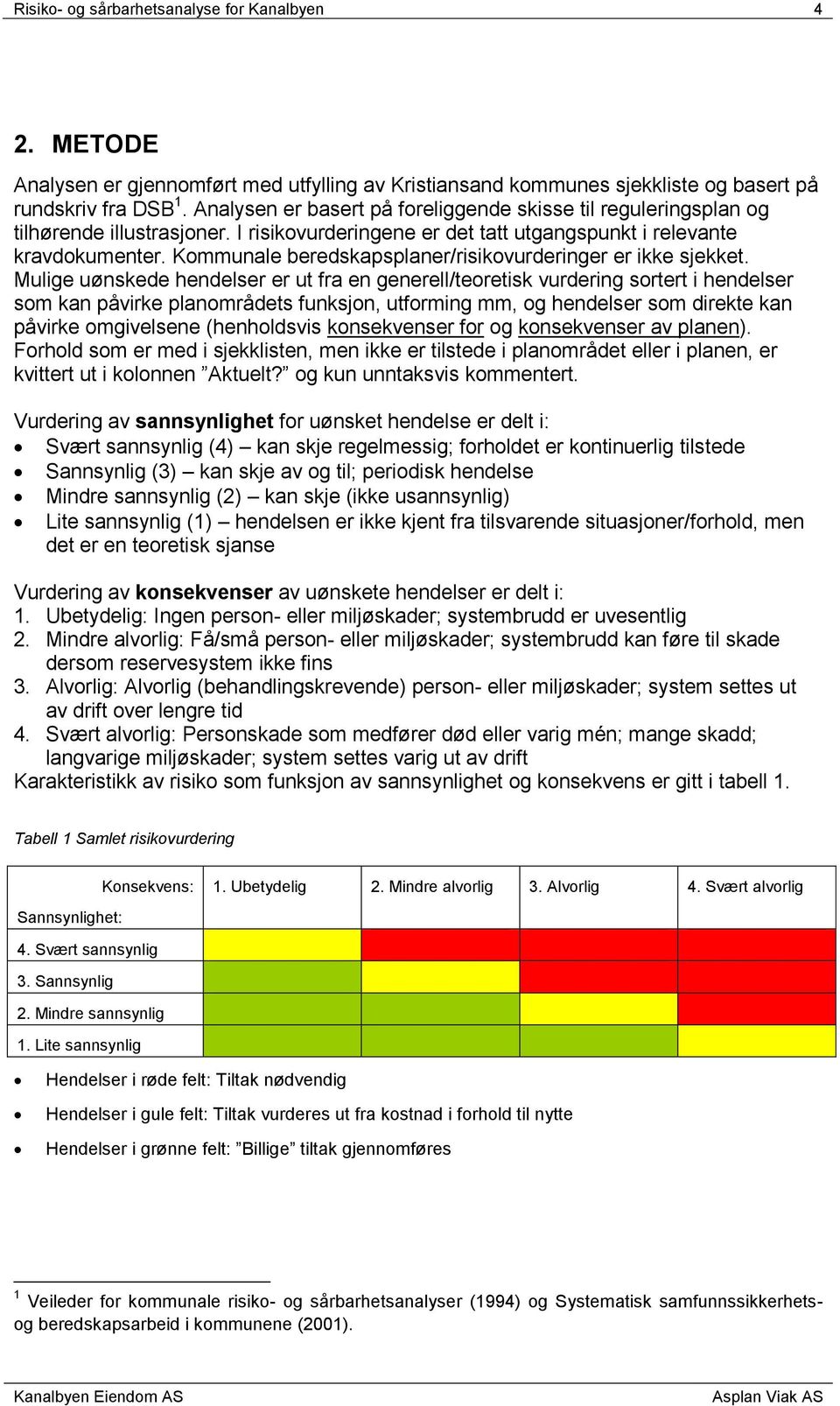 Kommunale beredskapsplaner/risikovurderinger er ikke sjekket.