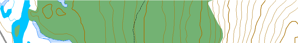 Stuttgonglie Nord, (Vågå). Grenser for verneverdig skogområde.