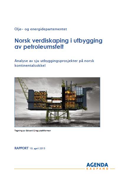 50 prosent høyere verdiskapning Agenda Kaupang-rapport for OED, LO, Norsk Industri og Norsk Olje og