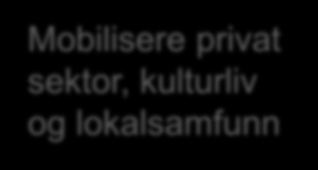 Fylkeskommunens samfunnsutviklerrolle Samle alle gode krefter på tvers av sektorer og nivå i en felles innsats for å skape en bedre utvikling i regionen.