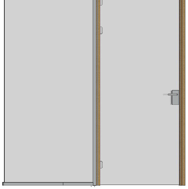 Dørfelter i 30-100 veggløsning: 1. Dører leveres generelt med separat karm og dørblad. Dørblader leveres ofte direkte fra underleverandør (påvirker leveringstid).