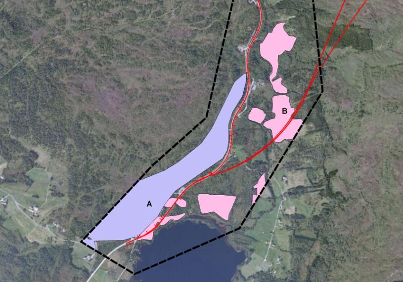 3.2 Definisjon av ressursområda Eit ressursområde er her definert som eit areal som inneheld naturressursar av middels eller høg verdi i KU samanheng og som ligg heilt eller delvis innanfor