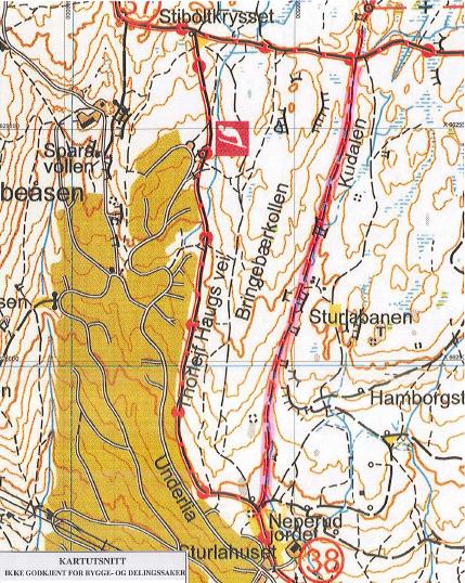 6 Neperudjordet - Kudalsbakken Opprusting av nedlagt løype.