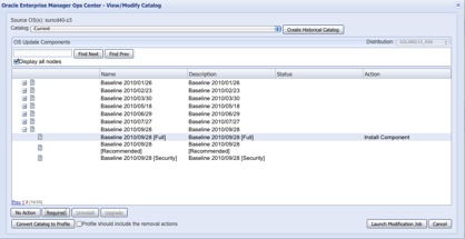 View Modify Catalog Modifiser en servers katalog * Velg View Modify Catalog * Definer