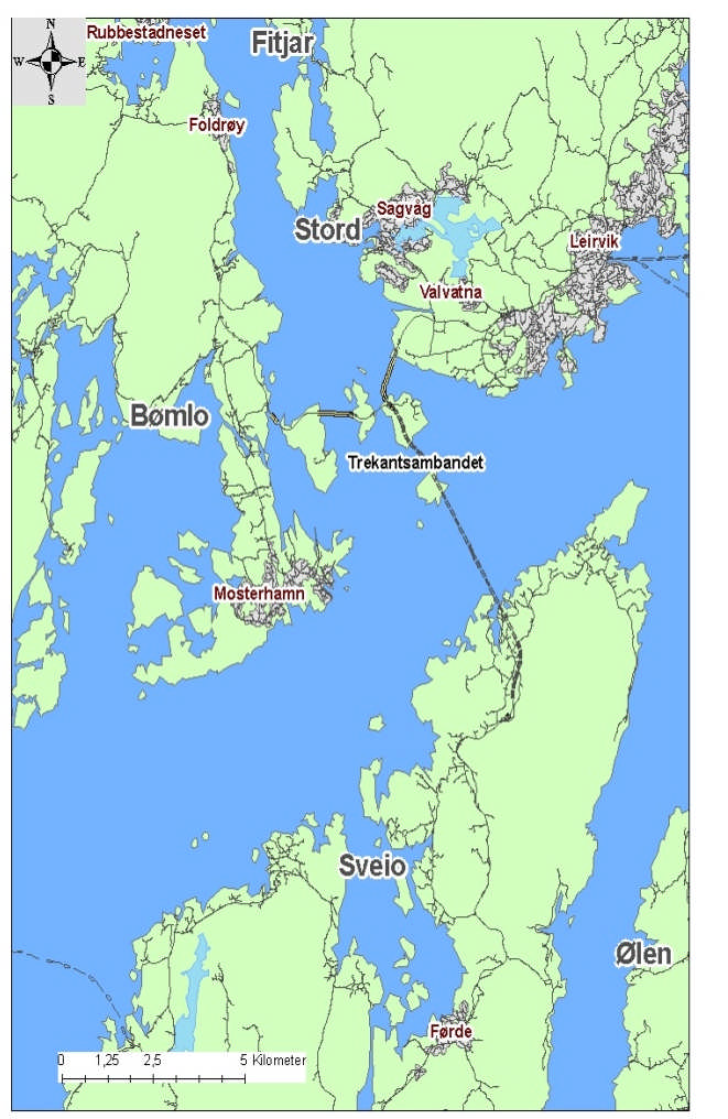 Virkninger av Trekantsambandet Økt pendling mellom Bømlo, Stord og Haugalandet Tilnærmet lik bransjestruktur mellom øyene Øykommunene er blitt tettere knyttet