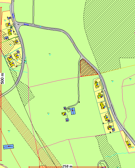 2 Planstatus i området og rettslig grunnlag Eiendommen 36/5 ligger i uregulert område og er i kommuneplanens arealdel for Lunner 2013-2024 avsatt til landbruks-, natur- og friluftsområde, LNF-område.