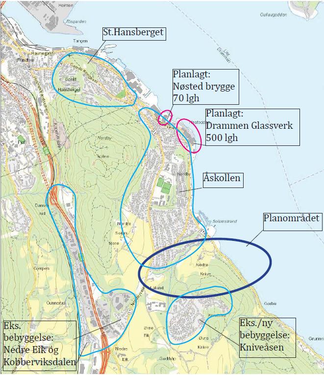 Planprogram Rammer og premisser Overordnet forutsetning for utbyggingsstruktur og teknisk