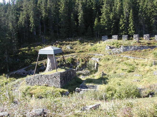 Frå myrmalm til gruver og jernverk Glasergruva, Skien,