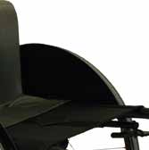 Rullestolen er produsert med karbon- og titandeler, noe som gir en stiv stol, et stilfult design, og materialer av høy kvalitet.