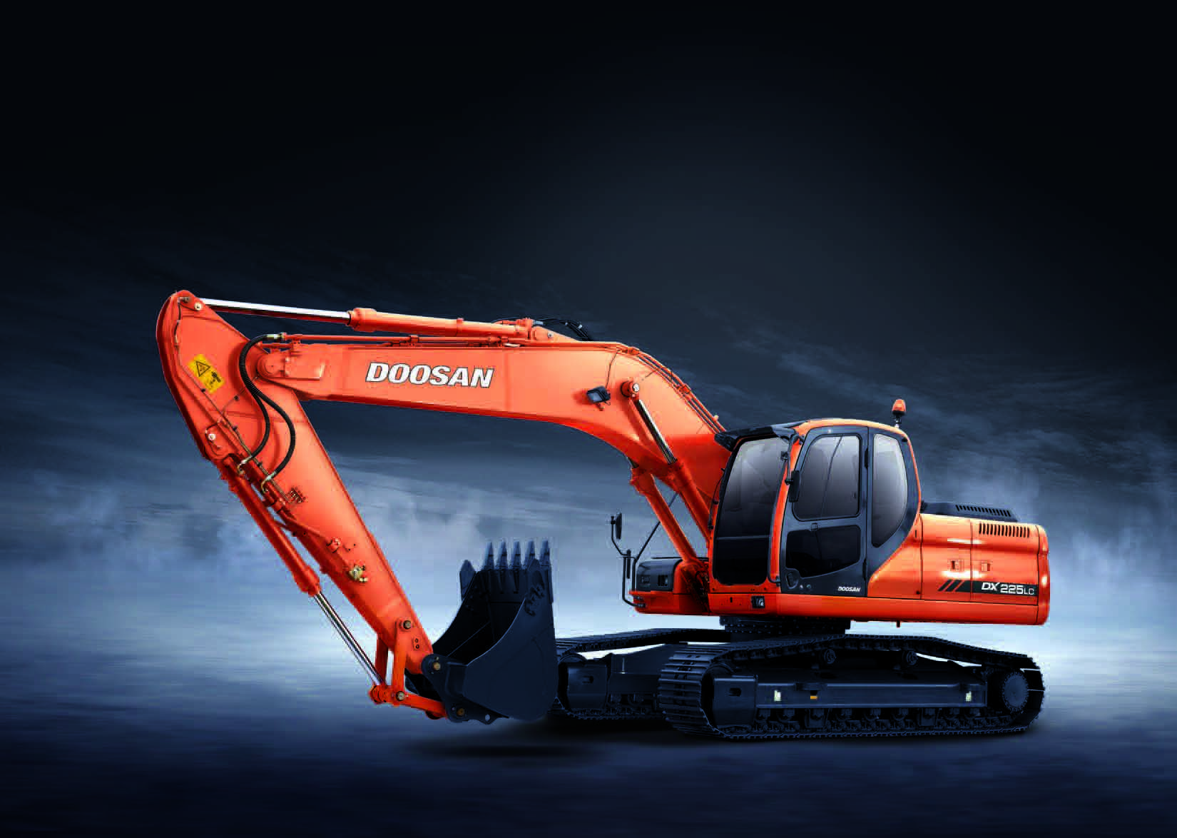 DOOSAN DX225C hydraulisk gravemaskin: En ny modell Se på disse nyhetene!