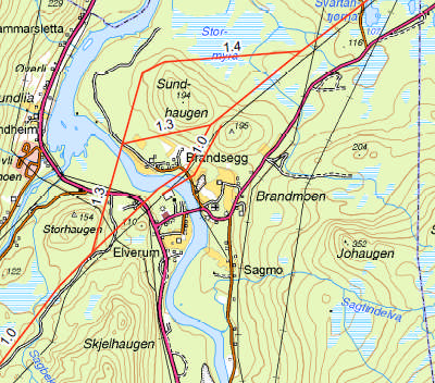 Lundlia, sør i Salangsdalen Nedre Bardu Ved Lundlia sør i Salangsdalen tar de to 132 kv-ledningene som skal saneres av fra eksisterende 420 kv-ledninge i retning øst mot Strømsmoen.
