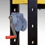 Enerpac hydrauliske presser Enerpac hydrauliske presser finnes i en rekke forskjellige utførelser og størrelser. Rammene er sveiset for maksimal styrke og holdbarhet.