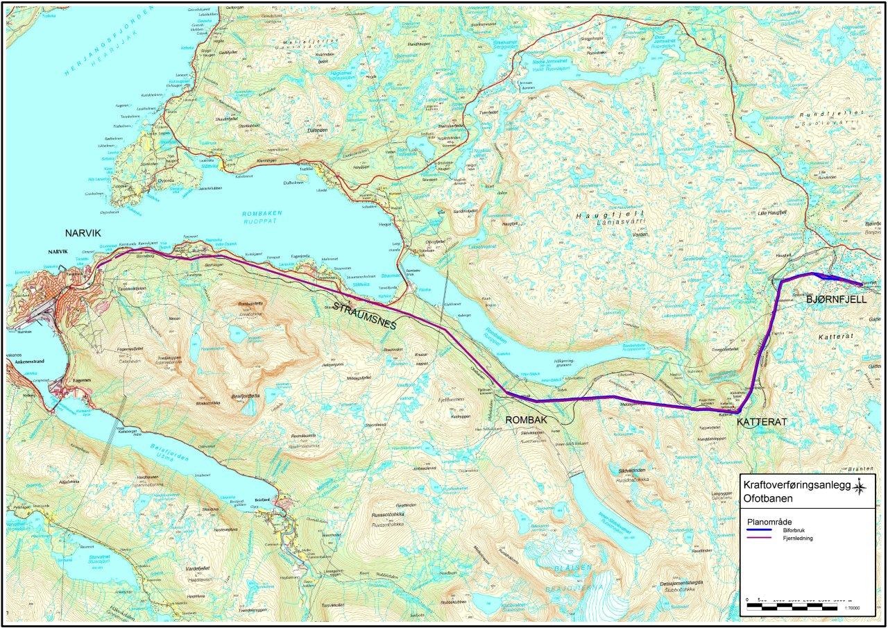 Kapasitetsutvidelse på Ofotbanen - veiledende kunngjøring Bjørnfjell