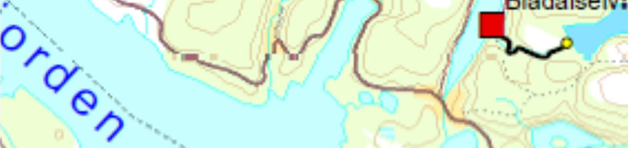 Side 4/27 Figur 1 Oversikt over dei seks kraftverka (markert med grøn firkant med raud runding). Fylkesdelplanen skildrar området slik: Masfjorden delområde har eit stort potensial for småkraft.