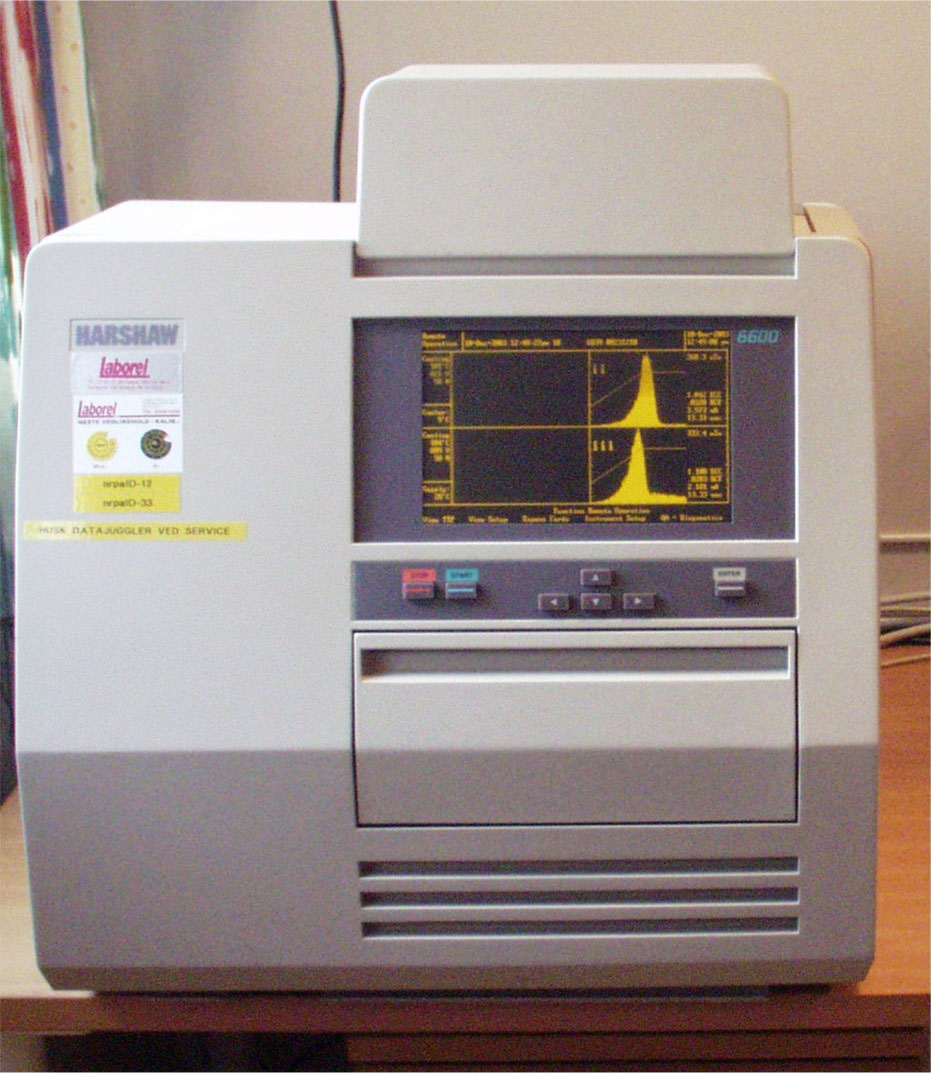 Figur 2. Harshaw modell 6600 TLD leser.