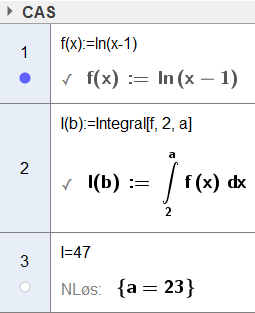 Løsninger til oppgvene i ok d 3 (3 + 5) g( x) dx = = 8 5.47 Integrlet v gxeskriver ( ) relet under grfen. Når vi skriver under grfen fr x = til x=. g( x) dx etyr det relet c 5.