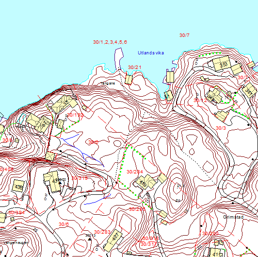 Alternativer som ikke fanges opp i områdereguleringen Grimstad kai (vest for Utlandsvika) er nevnt spesielt i komitevedtaket.
