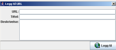 URL Her kan du legge lenke til internett.