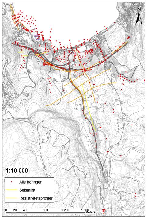 Store mengder geotekniske data (ny E39)