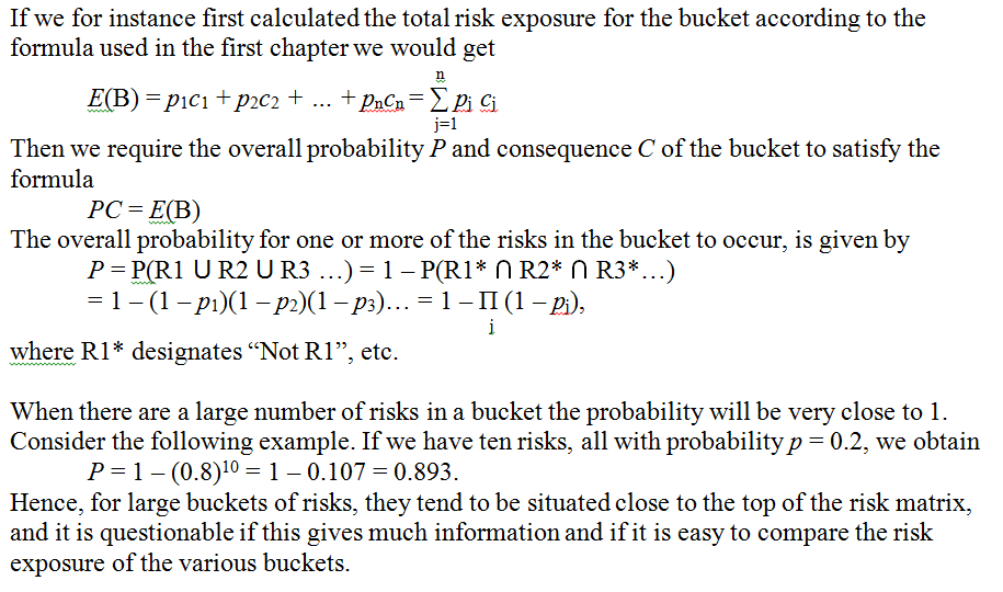 Matematisk kalkulasjon av risk for en