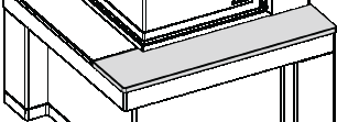 Fig 13 Plasser den neste ileggsplaten. Bruk akryllim mellom ileggsplaten og betongen.