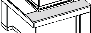 Fig 21 Plasser den neste ileggsplaten. Bruk akryllim mellom ileggsplaten og betongen.