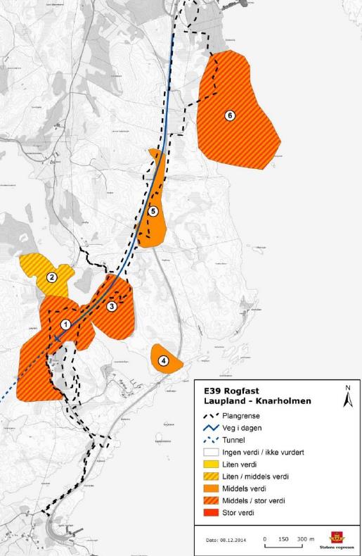 til stor negativ konsekvens (-