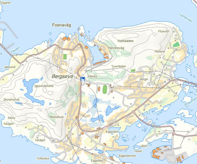 Side 18 av 48 Områdeplan for Fosnavåg hamn Herøy kommune 6. Skildring av planområdet 6.1 Lokalisering Planområdet ligg i sentralt i Herøy kommune, ved Fosnavåg sentrum.