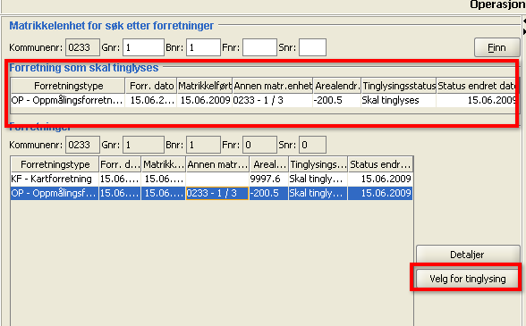 Velg forretning som