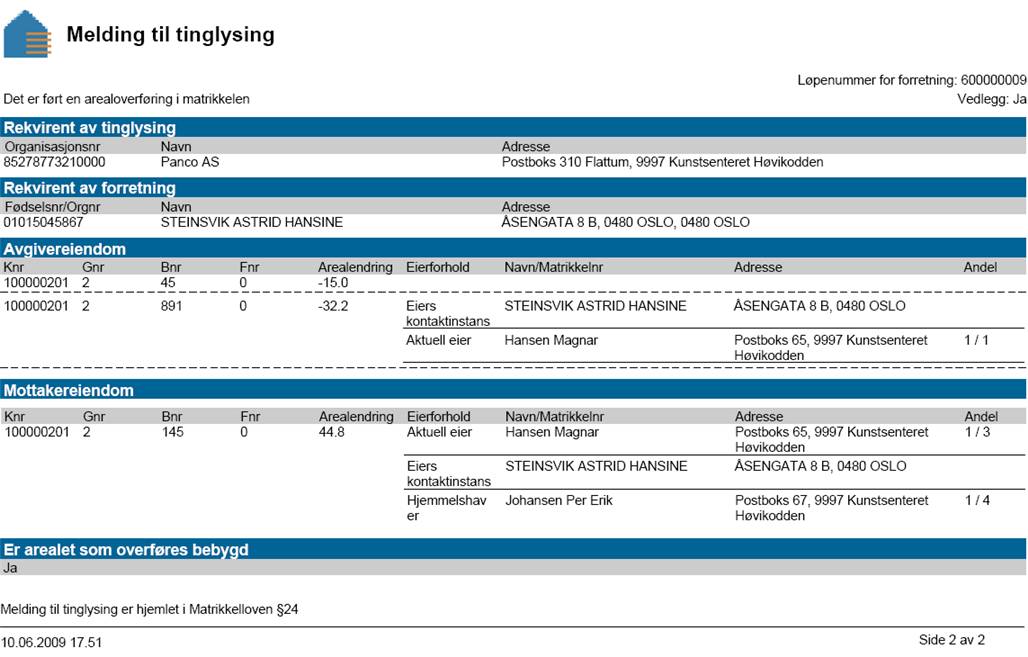 Melding til