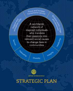 Revidert strategisk plan for Rotary International Den reviderte strategiske planen, trådte i kraft 1.