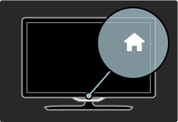 1.3 Knappene på TVen Av/på-knappen Slå TVen på eller av med av/på-knappen nederst på TVen. Når TVen er slått av, bruker den ikke strøm.