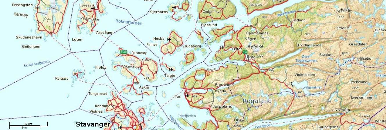2 MATERIALE OG METODER 2.1 Undersøkelsesområdet Lokaliteten ligger på sørsiden av Vindafjorden og nord for Bjelkavika og Nautadalsneset i Suldal kommune (Figur 2.1).