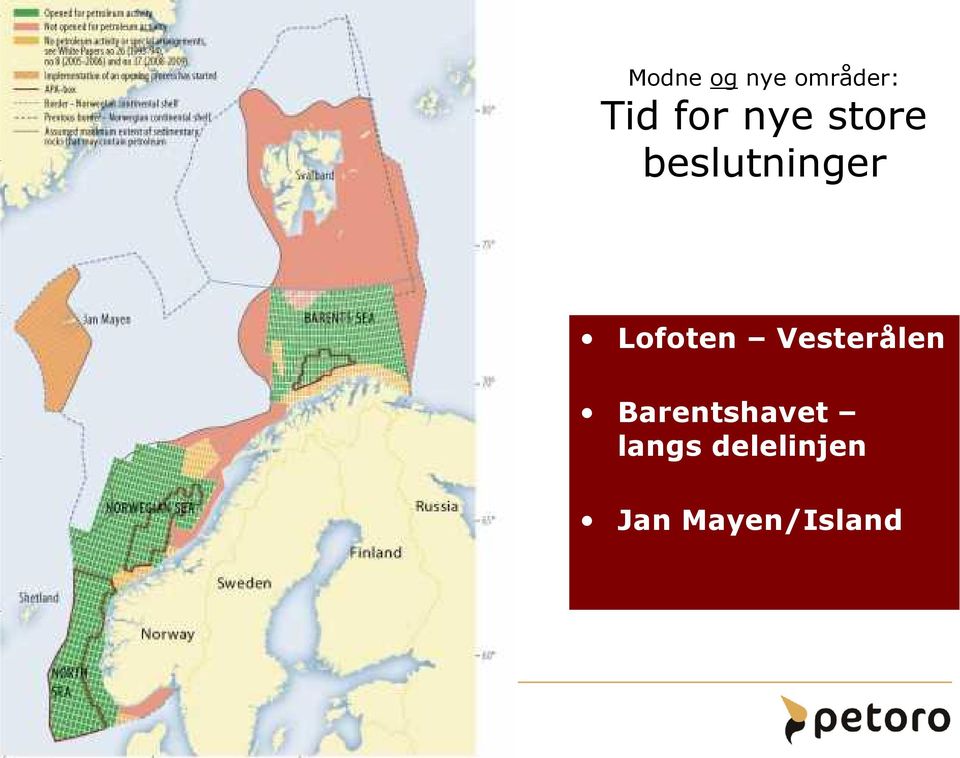 Vesterålen Barentshavet langs