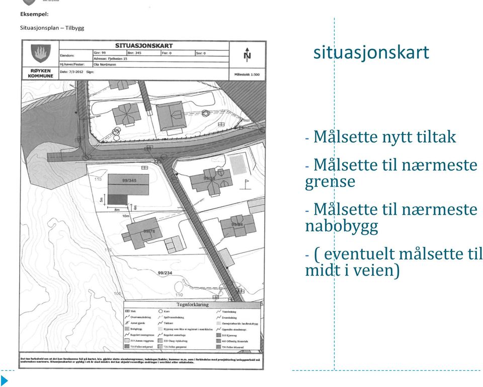 grense - Målsette til nærmeste