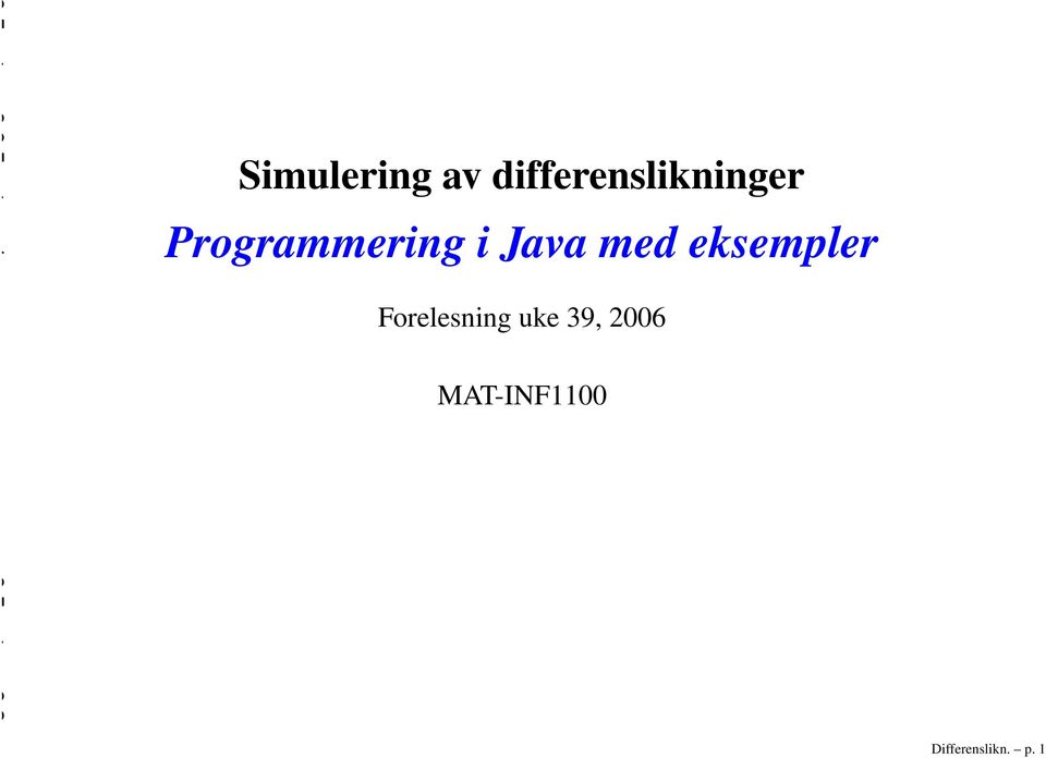 Programmering i Java med