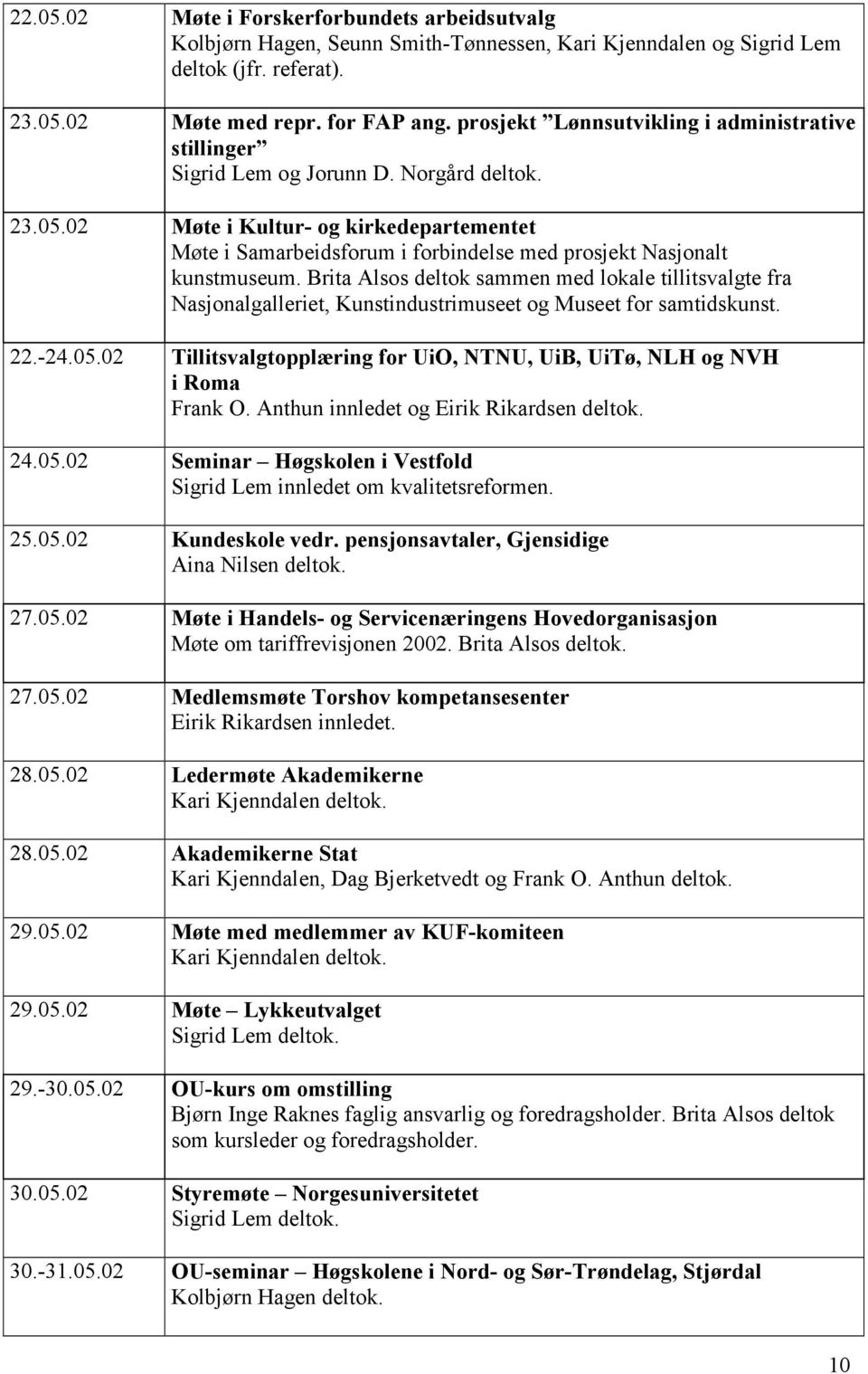 02 Møte i Kultur- og kirkedepartementet Møte i Samarbeidsforum i forbindelse med prosjekt Nasjonalt kunstmuseum.