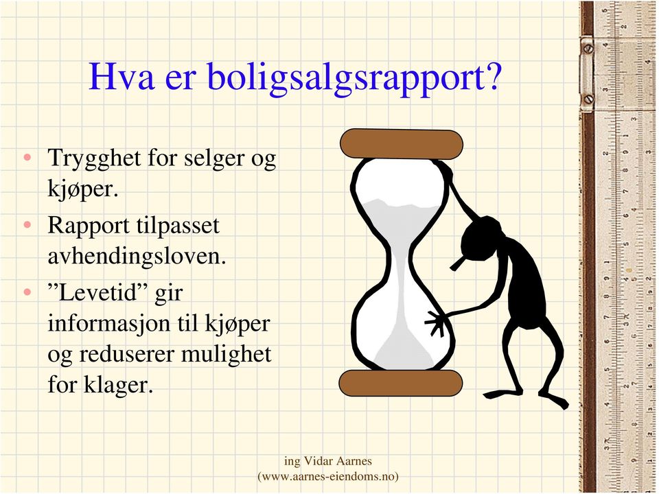 Rapport tilpasset avhendingsloven.