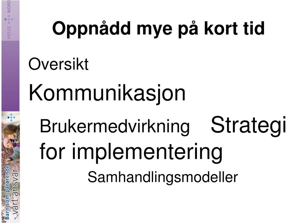 Brukermedvirkning Strategi