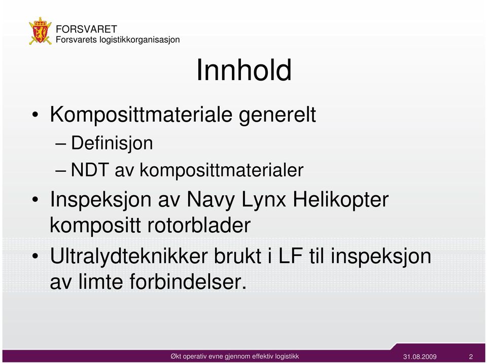 Helikopter kompositt rotorblader Ultralydteknikker